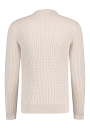 Lyle & Scott Cable Crew Neck Jumper in Cove