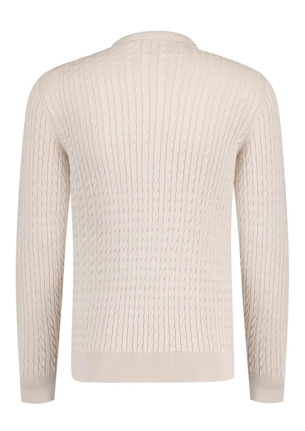 Lyle & Scott Cable Crew Neck Jumper in Cove