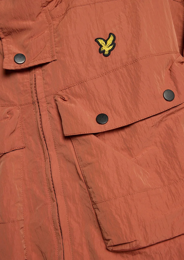 Lyle & Scott Guard Parka in Brick