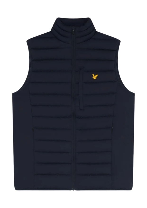 Lyle & Scott Lightweight Quilted Gilet in Navy