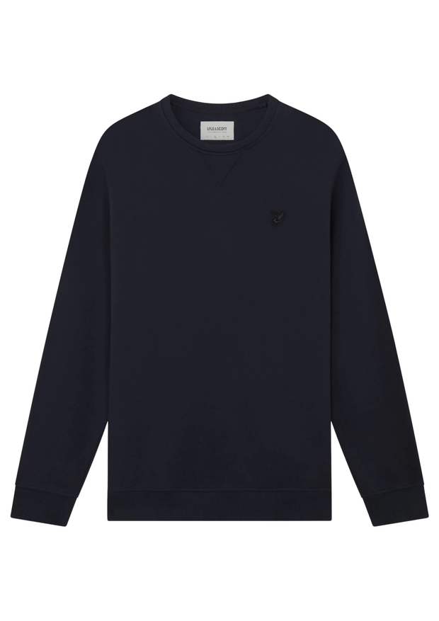 Lyle & Scott Tonal Eagle Sweatshirt in Dark Navy