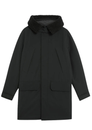 Lyle & Scott Cold Weather Parka in Jet Black