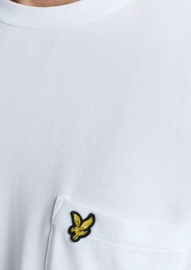 Lyle & Scott Plain Pique T-Shirt in White