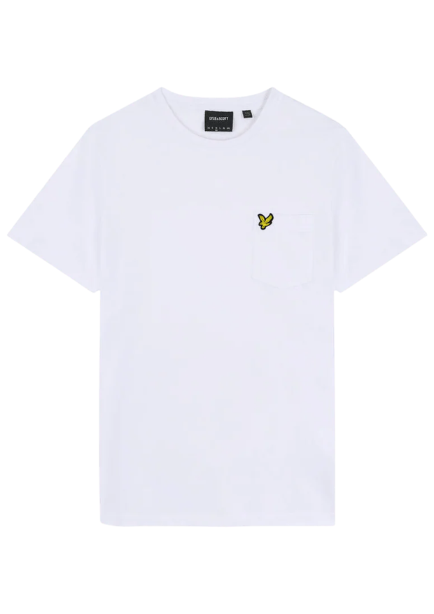 Lyle & Scott Pocket T-Shirt in White