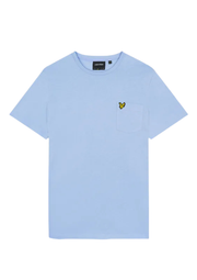 Lyle & Scott Pocket T-Shirt in Light Blue