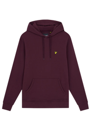 Lyle & Scott Pullover Hoodie in Burgundy