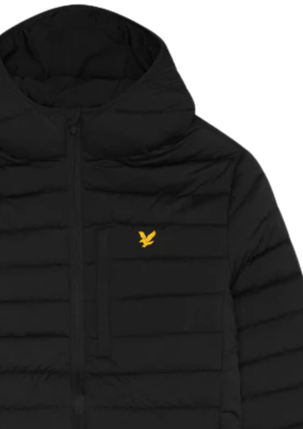Lyle & Scott Lightweight Quilted Jacket in Jet Black