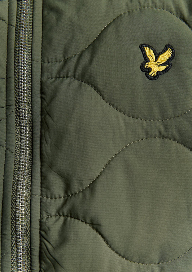 Lyle & Scott Quilted Ripstop Jacket in Deep Depths