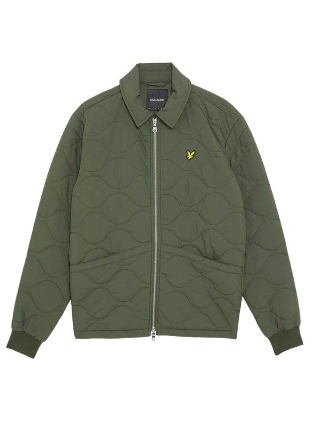 Lyle & Scott Quilted Ripstop Jacket in Deep Depths