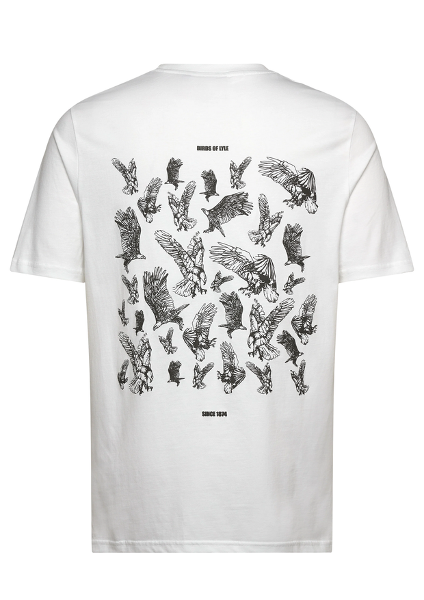 Lyle & Scott Scattered Eagle T-Shirt in White