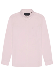 Lyle & Scott Tonal Eagle Shirt in Pink Salt