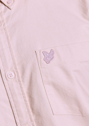 Lyle & Scott Tonal Eagle Shirt in Pink Salt