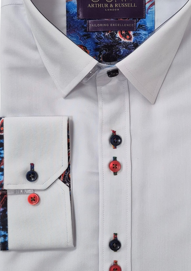 Arthur & Russel PSH-764 Shirt in White