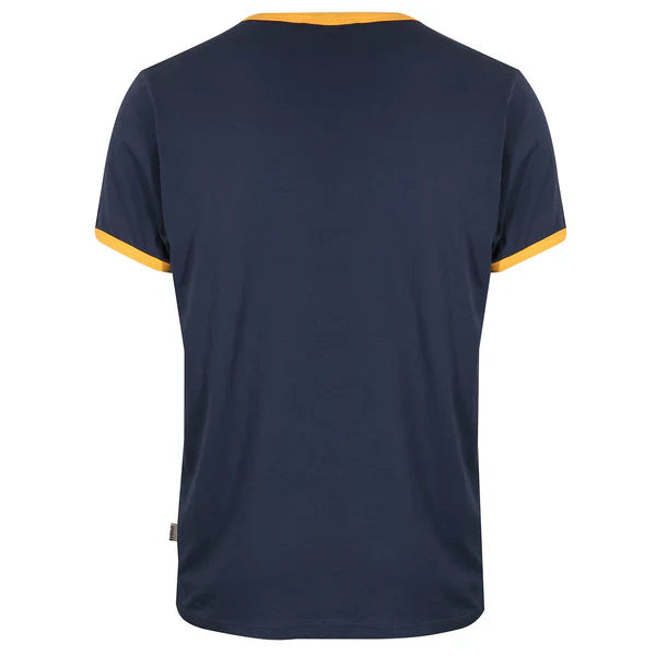 Gola Ringer T-Shirt in Navy / Gold