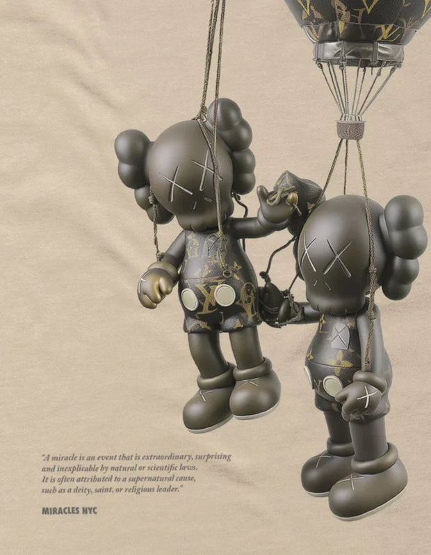 Miracles Sky High T-Shirt in Beige