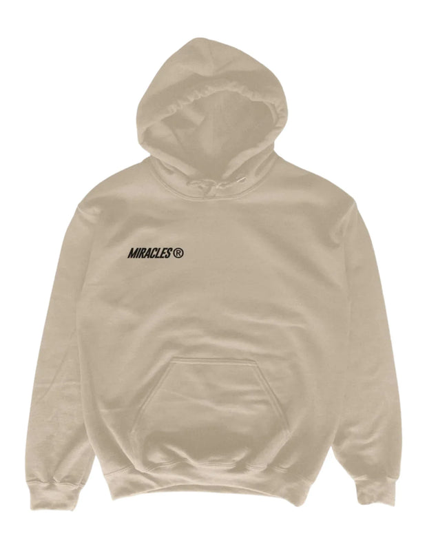 Miracles Sky Hoodie in Stone