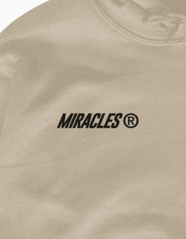 Miracles Sky Hoodie in Stone