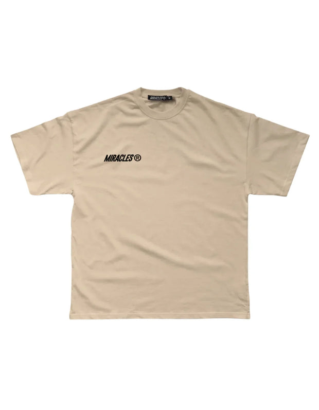 Miracles Sky High T-Shirt in Beige