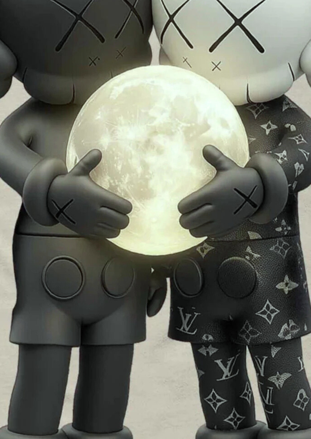 Miracles Moon Hoodie in Beige