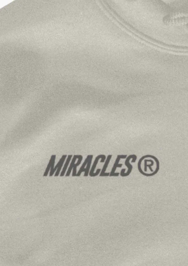 Miracles Moon Hoodie in Beige