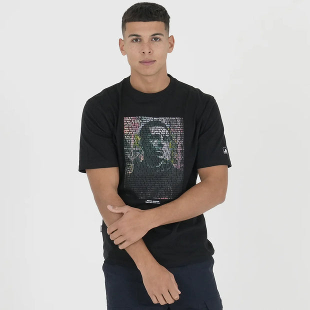 Peaceful Hooligan Wonderwall T-Shirt in Black