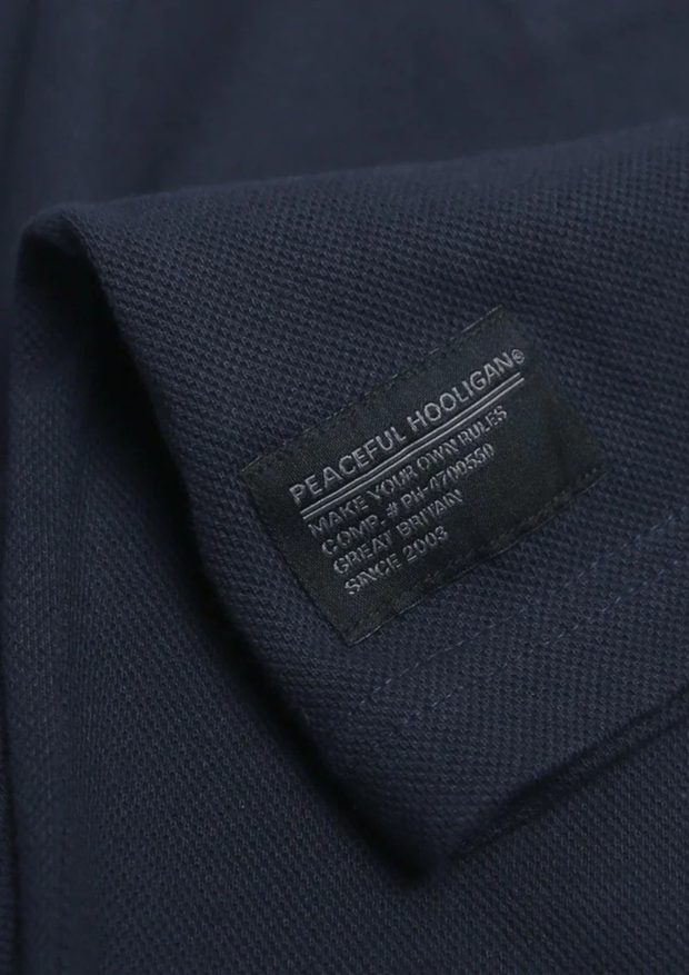 Peaceful Hooligan Cash Polo in Navy