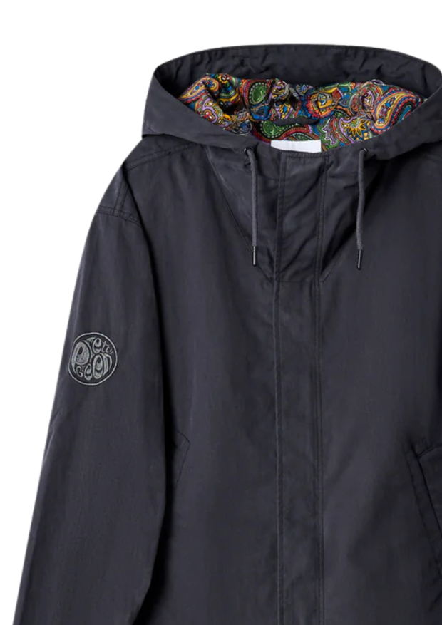 Pretty Green Feltham Hooded Jacket in Black