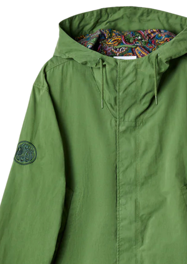 Pretty Green Feltham Hooded Jacket in Khaki