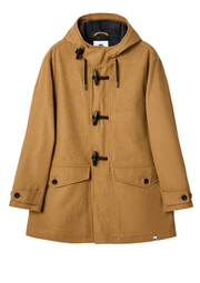 Pretty Green Randolph Duffle Coat in Tan