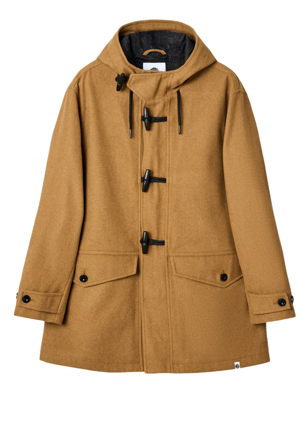 Pretty Green Randolph Duffle Coat in Tan