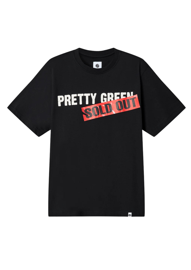 Pretty Green Sold Out T-Shirt in Black