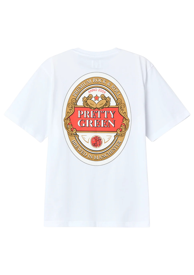 Pretty Green Nelson T-Shirt in White