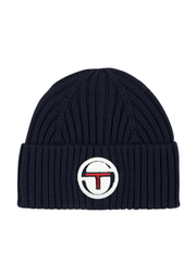 Sergio Tacchini Monk Beanie Hat in Maritime Blue