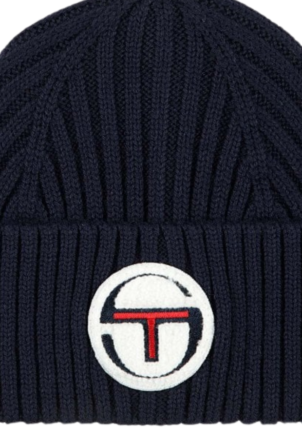Sergio Tacchini Monk Beanie Hat in Maritime Blue
