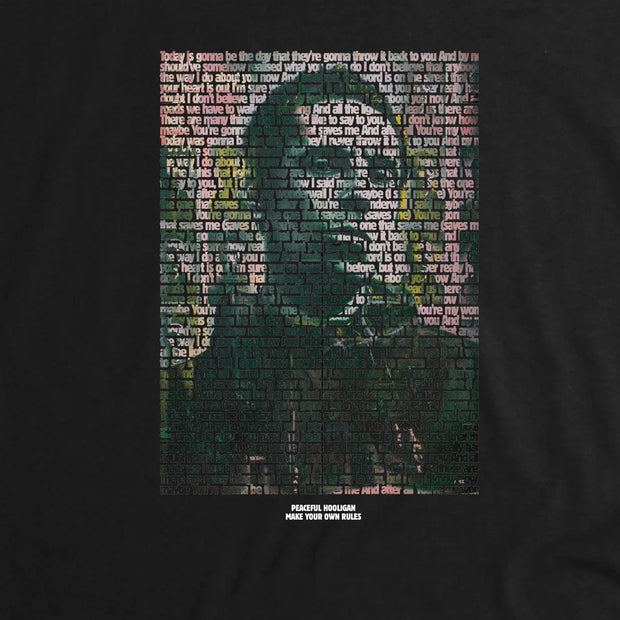 Peaceful Hooligan Wonderwall T-Shirt in Black
