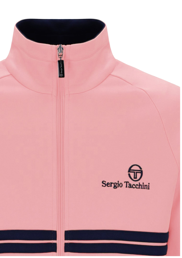 Sergio Tacchini Dallas Track Top in Quartz Pink