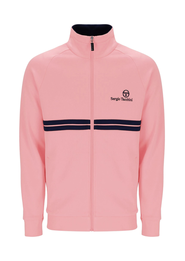 Sergio Tacchini Dallas Track Top in Quartz Pink