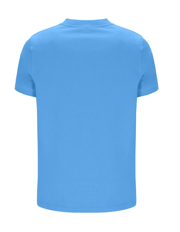 Sergio Tacchini Master T-Shirt in Azure Blue / Gardenia