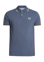 Sergio Tacchini 020 Polo in Vintage Indigo / Pumpkin Spice