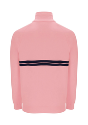 Sergio Tacchini Dallas Track Top in Quartz Pink / Maritime Blue