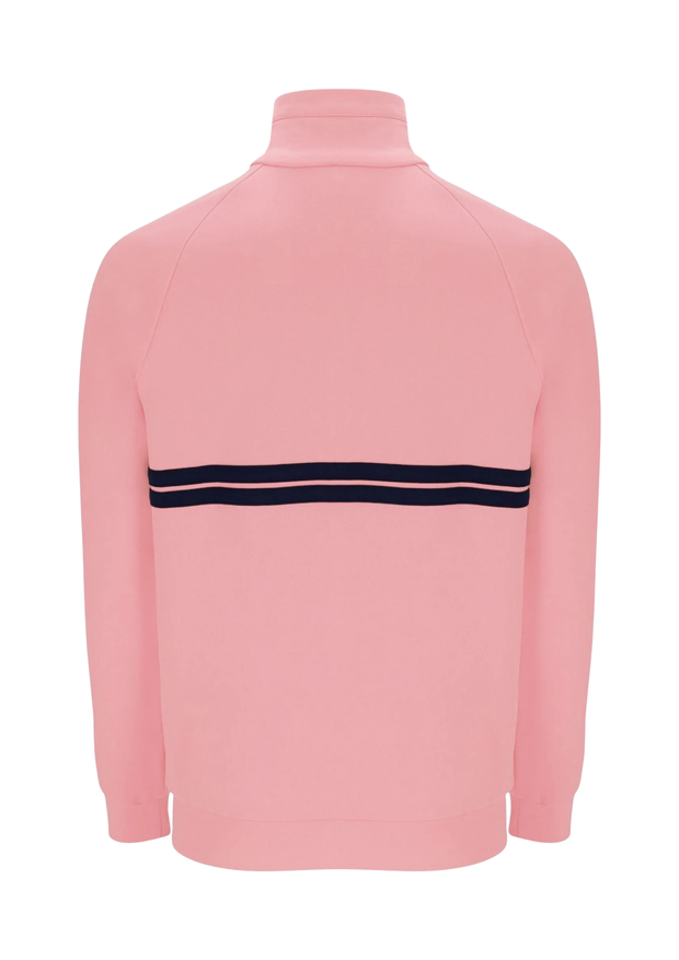 Sergio Tacchini Dallas Track Top in Quartz Pink / Maritime Blue
