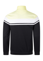 Sergio Tacchini Damarindo Track Top in Wax Yellow / White / Black