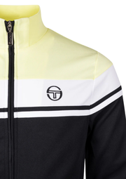 Sergio Tacchini Damarindo Track Top in Wax Yellow / White / Black