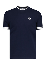 Sergio Tachinni Iceberg T-Shirt in Maritime Blue / White