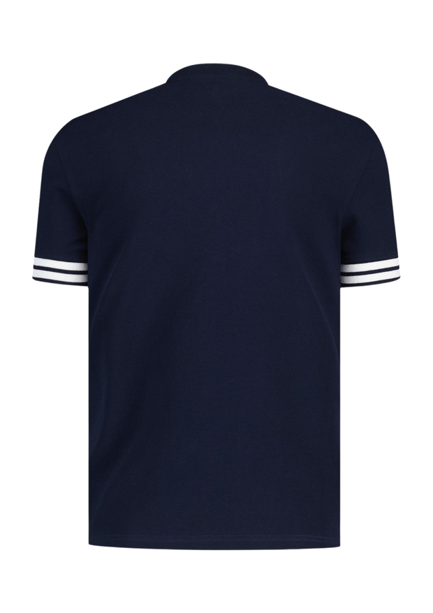 Sergio Tachinni Iceberg T-Shirt in Maritime Blue / White