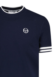 Sergio Tachinni Iceberg T-Shirt in Maritime Blue / White