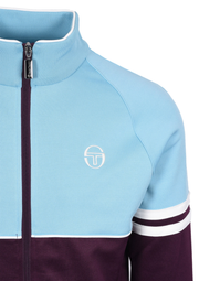 Sergio Tacchini Orion Track Jacket in Milky Blue / Winter Bloom / Gardenia
