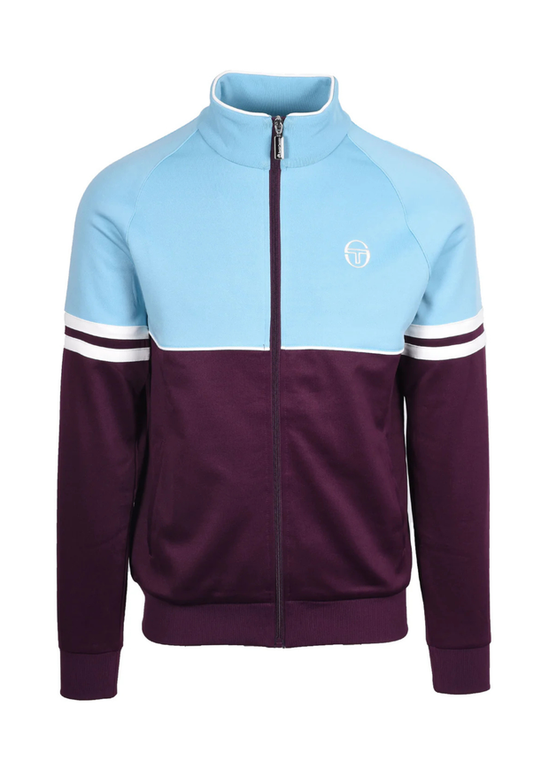 Sergio Tacchini Orion Track Jacket in Milky Blue / Winter Bloom / Gardenia