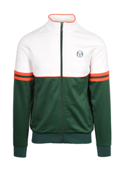 Sergio Tacchini Orion Track Jacket in Gardenia / Eden / Tangerine