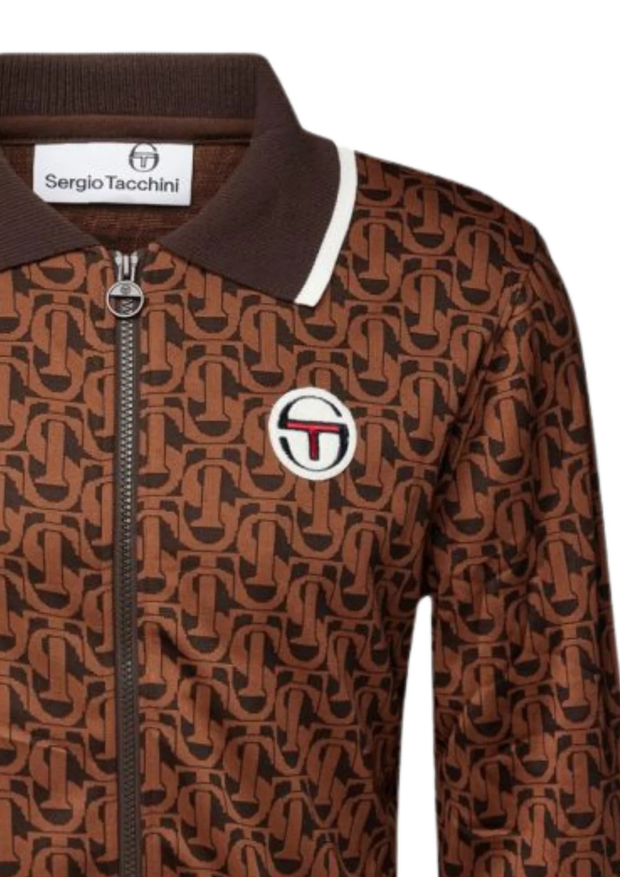Sergio Tacchini Perry Track Top in Cappuccino